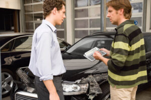 ttorney helping client get compensation after car accident